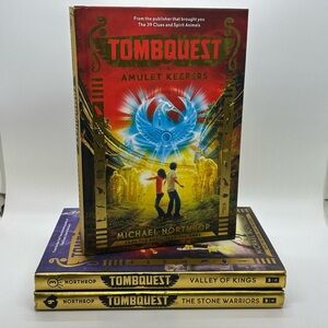 TombQuest HB Books 2 3 4 Northrop Scholastic Fantasy Adventure Magic 1st Ed/Prnt